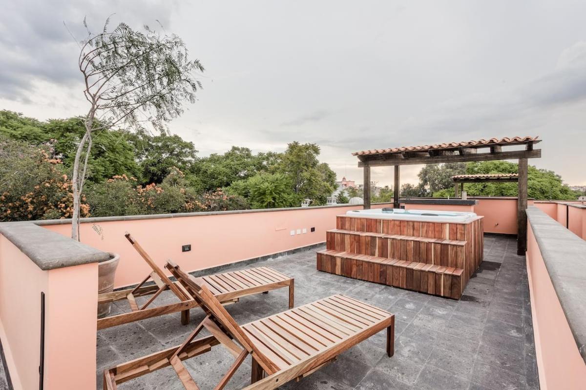 Luxury Apartments In Centro San Miguel De Allende With Rooftop & Jacuzzi Exteriör bild